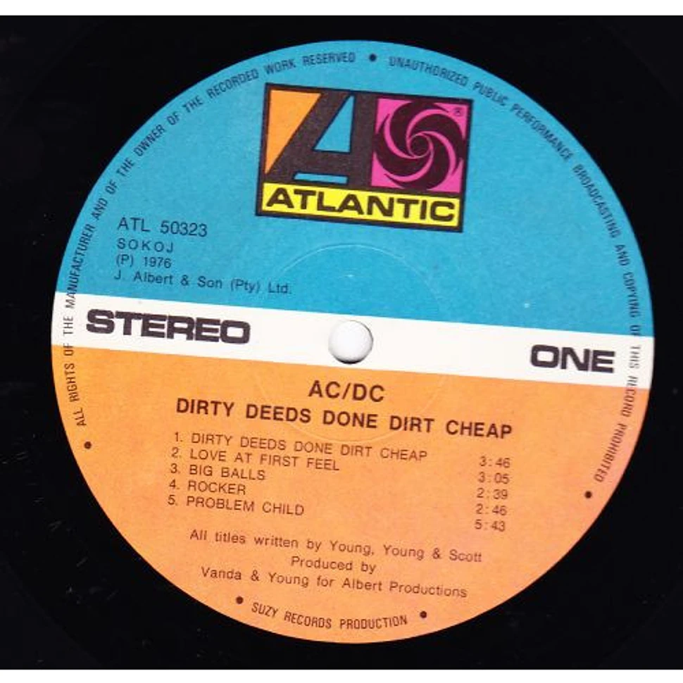 AC/DC - Dirty Deeds Done Dirt Cheap