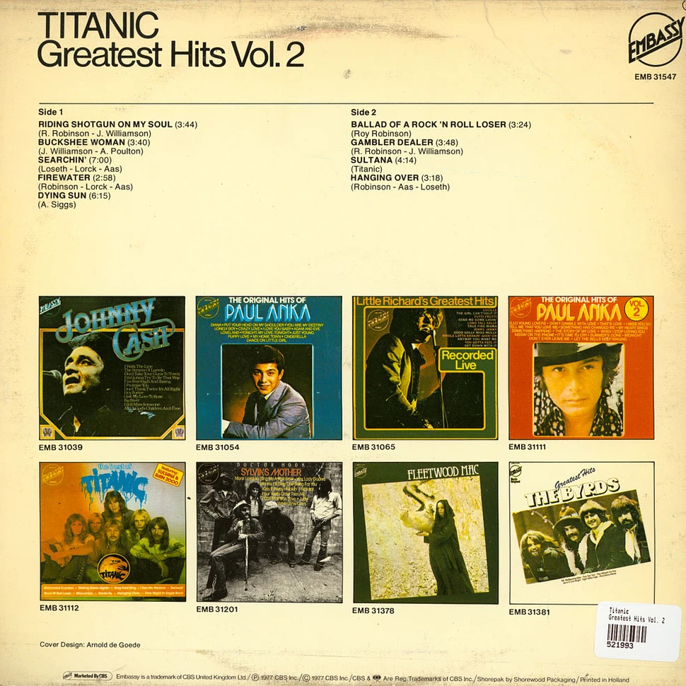 Titanic - Greatest Hits Vol. 2