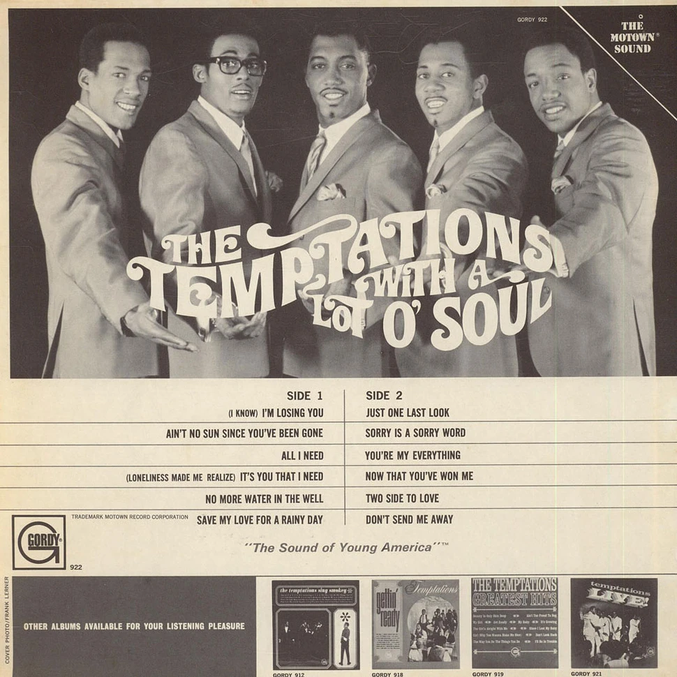 The Temptations - The Temptations With A Lot O' Soul