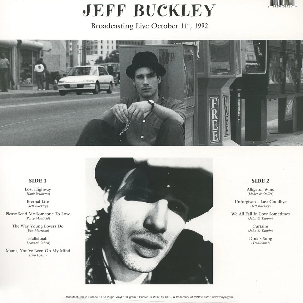 Jeff Buckley - Broadcasting Live October 11th 1992