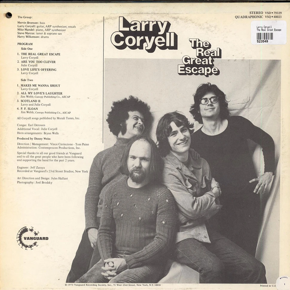 Larry Coryell - The Real Great Escape