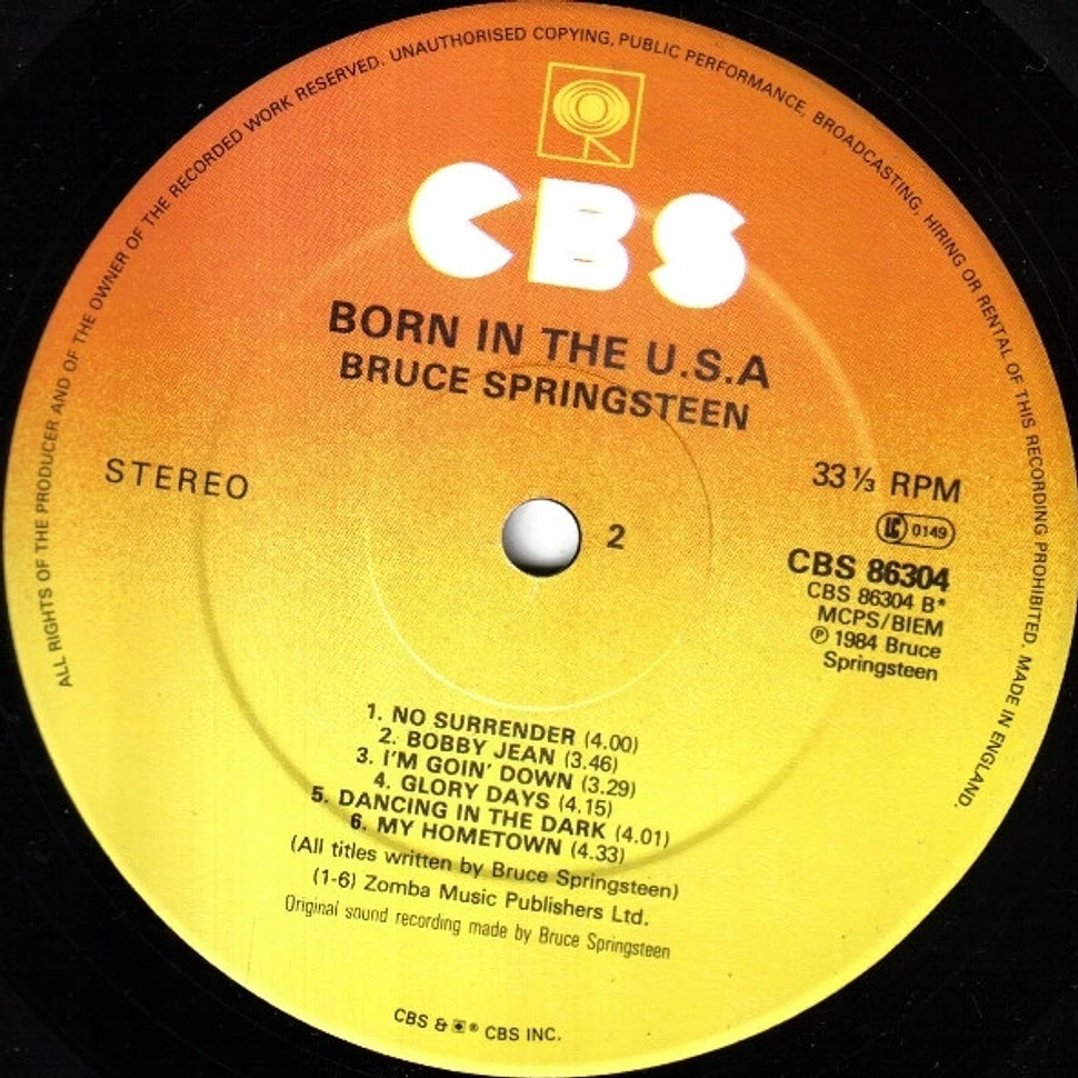 Bruce Springsteen - Born In The U.S.A.