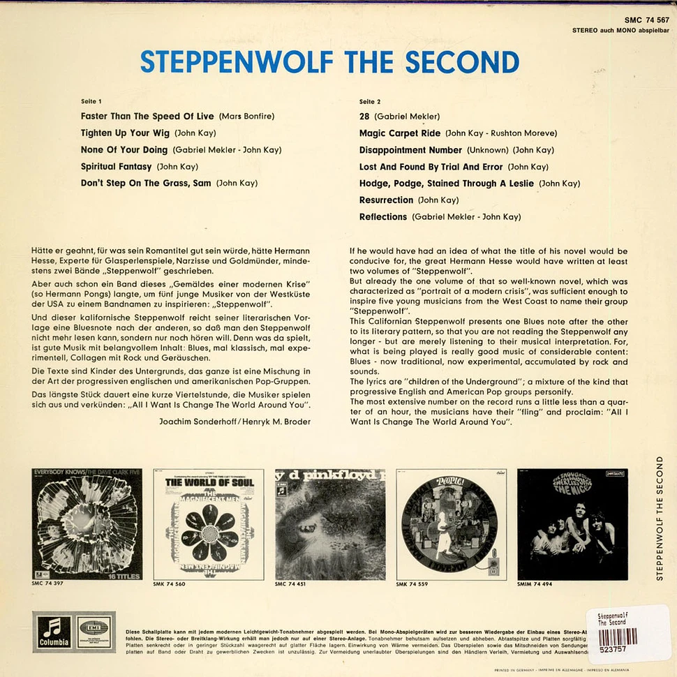 Steppenwolf - The Second