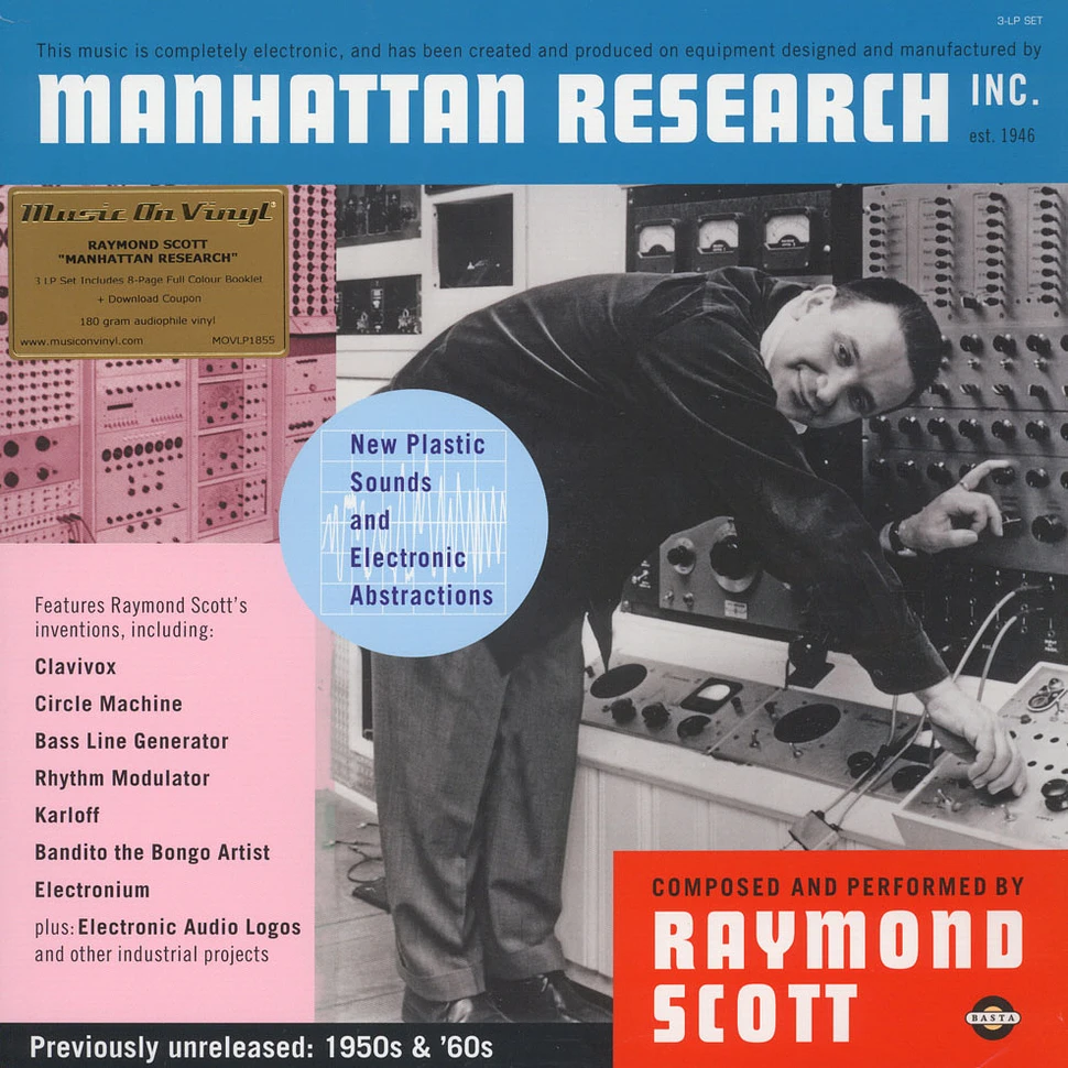 Raymond Scott - Manhattan Research Inc Black Vinyl Edition