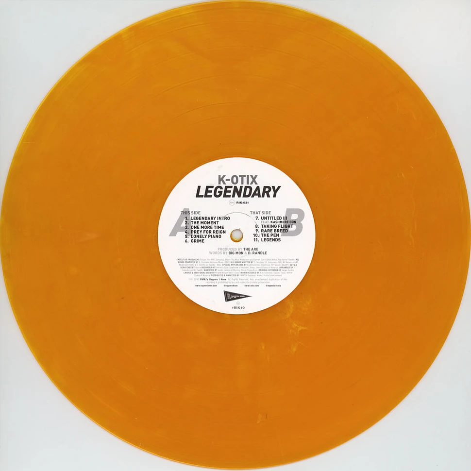 K-Otix - Legendary Orange Vinyl Edition