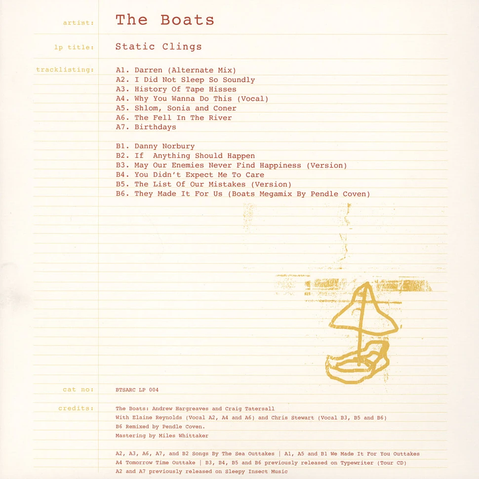 The Boats - Static Clings