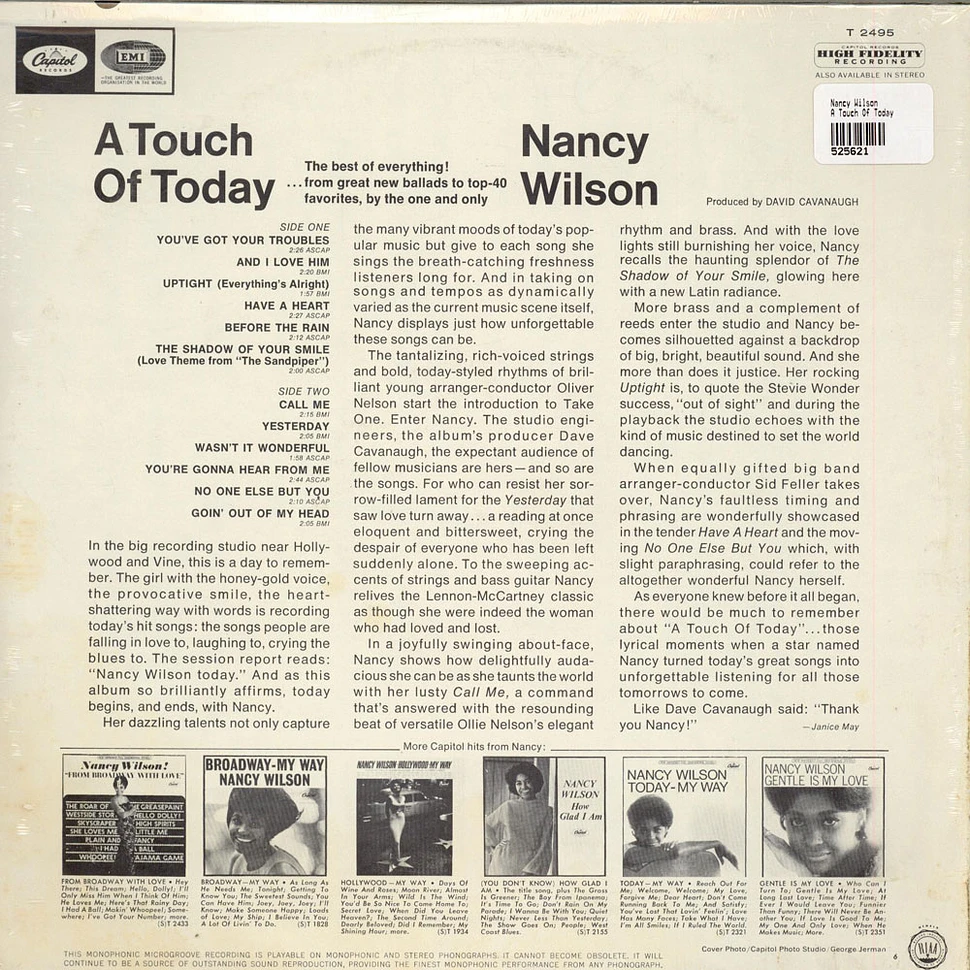 Nancy Wilson - A Touch Of Today