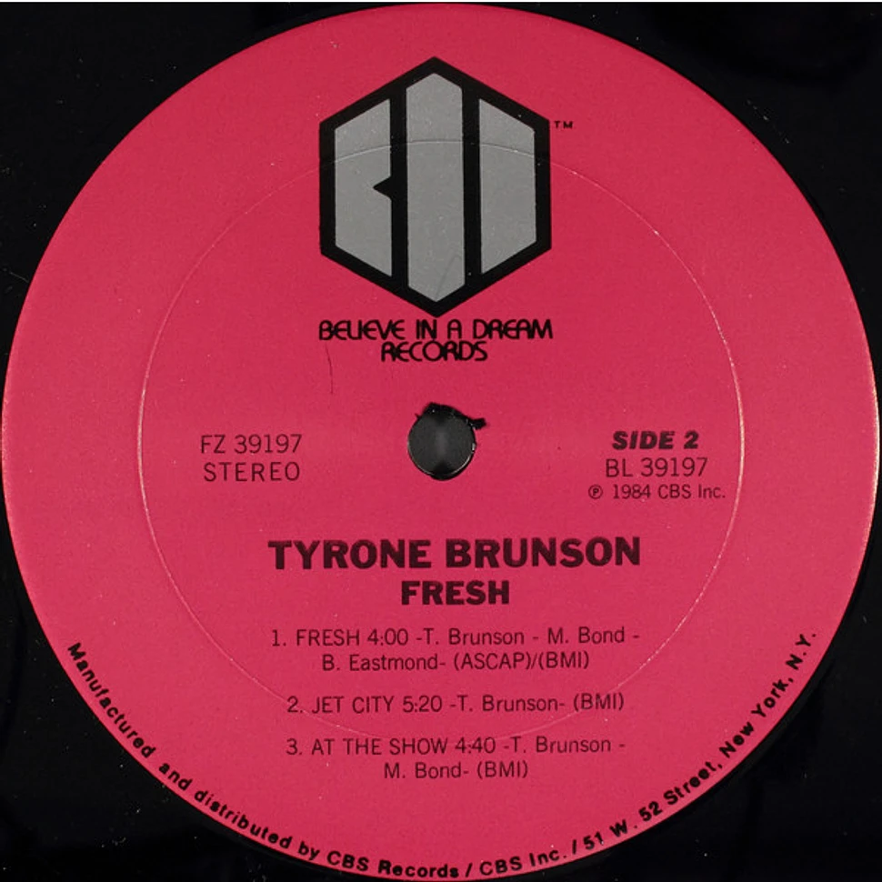 Tyrone Brunson - Fresh