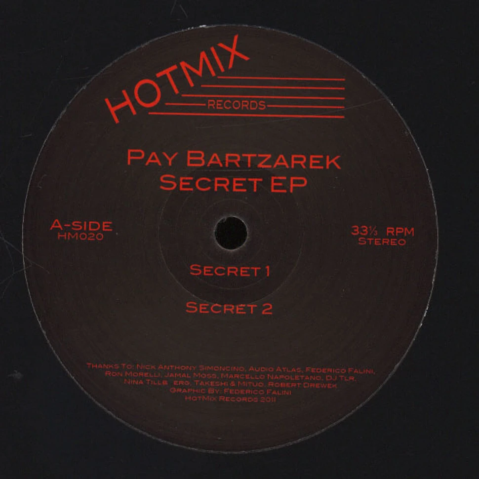 Pay Bartzarek - Secret EP