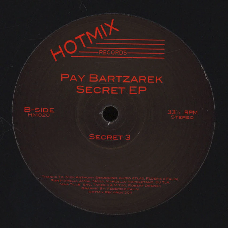 Pay Bartzarek - Secret EP