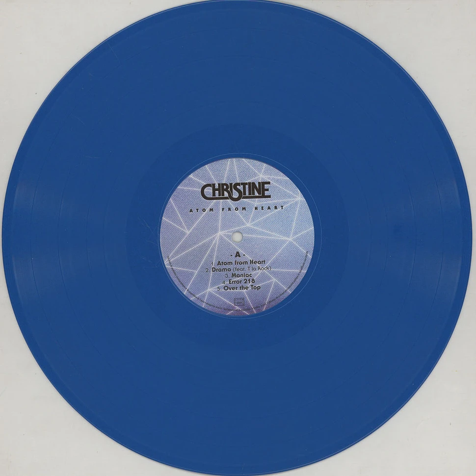 Christine - Atom From Heart Blue Vinyl Edition