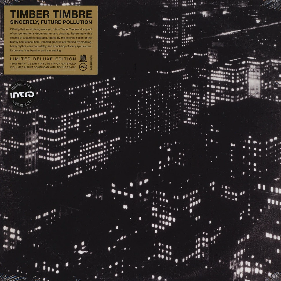 Timber Timbre - Sincerely, Future Pollution Clear Vinyl Edition