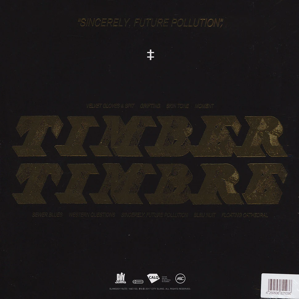 Timber Timbre - Sincerely, Future Pollution Clear Vinyl Edition