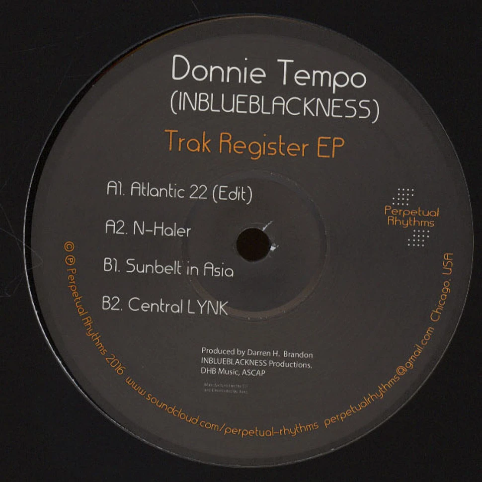 Donnie Tempo - Trak Register EP