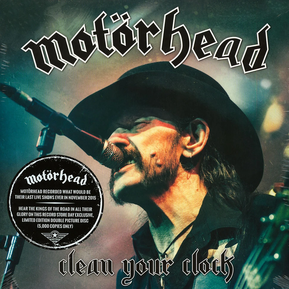 Motörhead - Clean Your Clock Picture Disc Edition