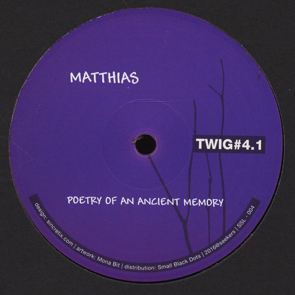Matthias - Poetry Of An Ancient Memory