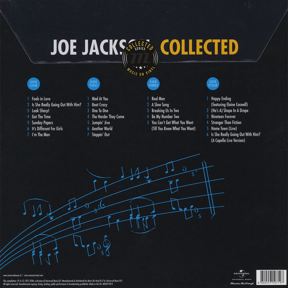 Joe Jackson - Collected Black Vinyl Edition