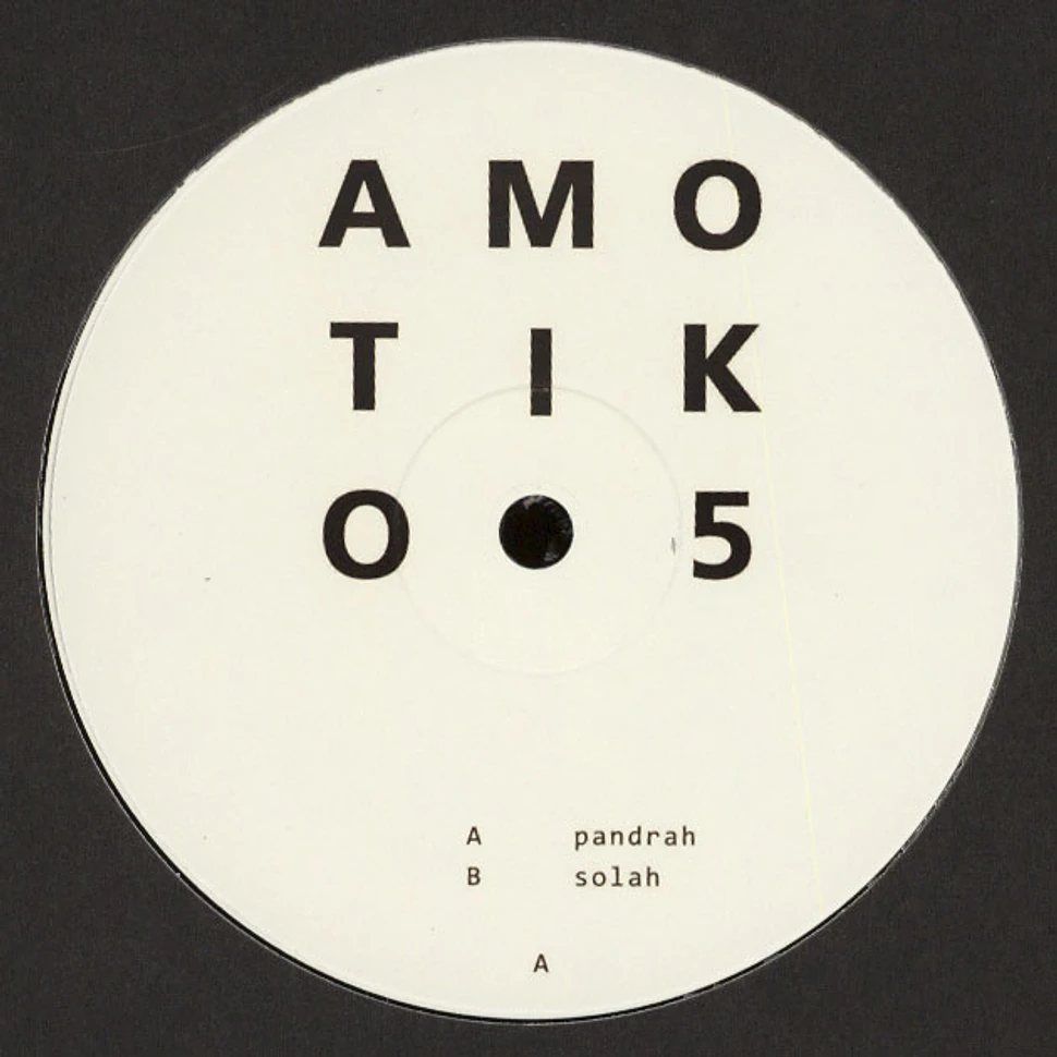 Amotik - Amotik 005 Black Vinyl Edition