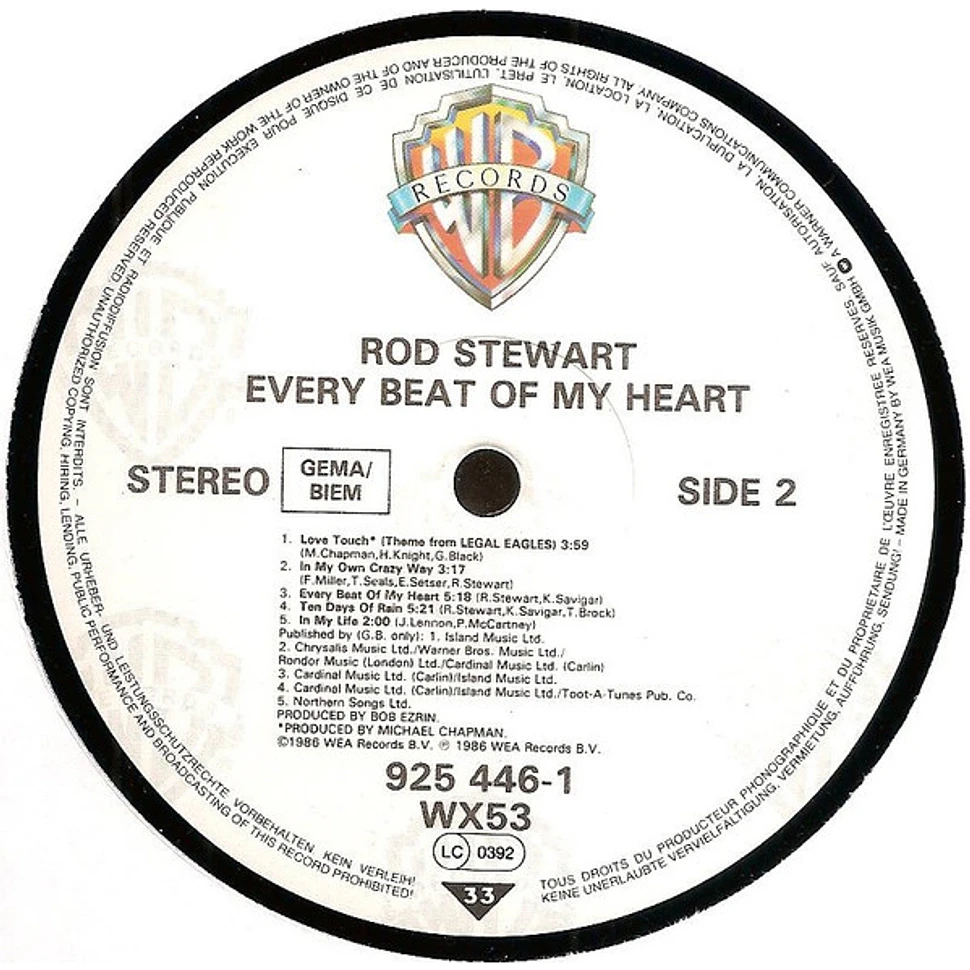 Rod Stewart - Every Beat Of My Heart