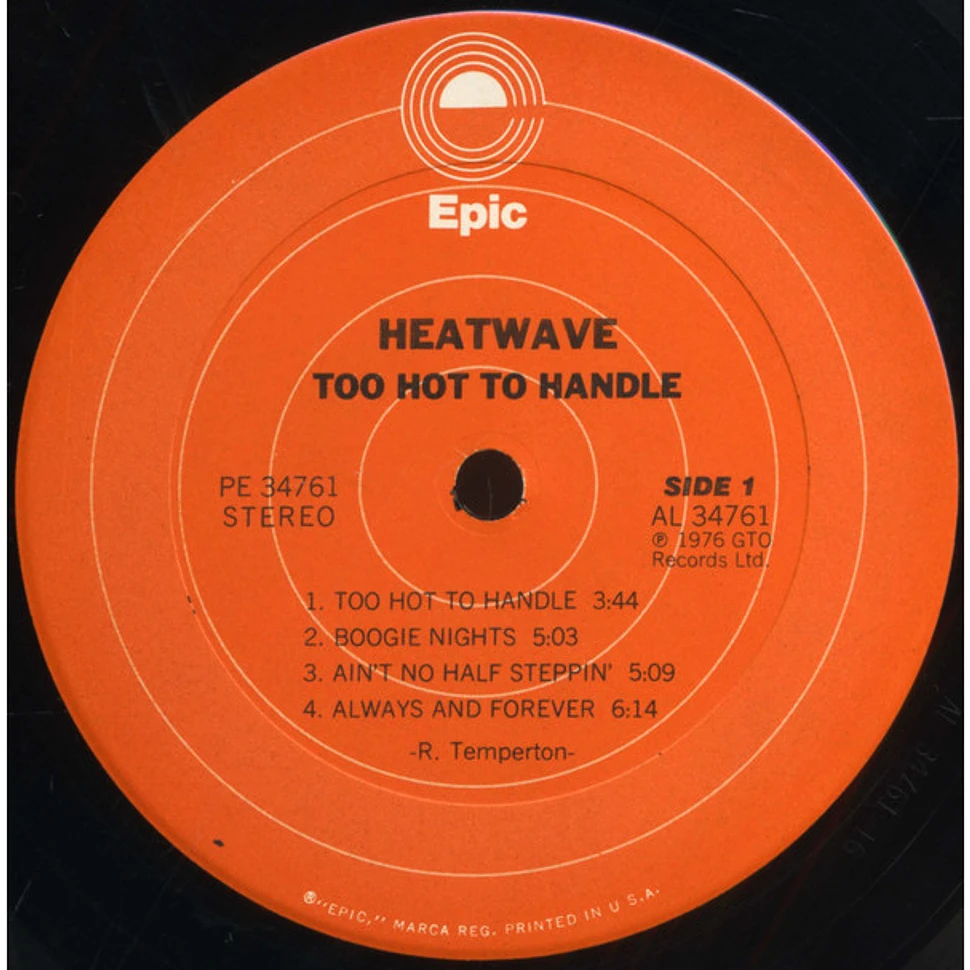 Heatwave - Too Hot To Handle