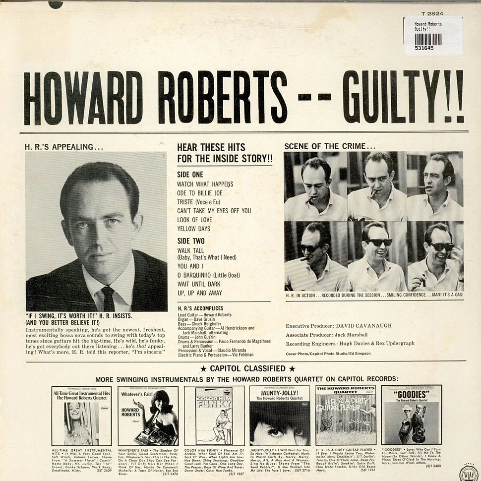 Howard Roberts - Guilty!!