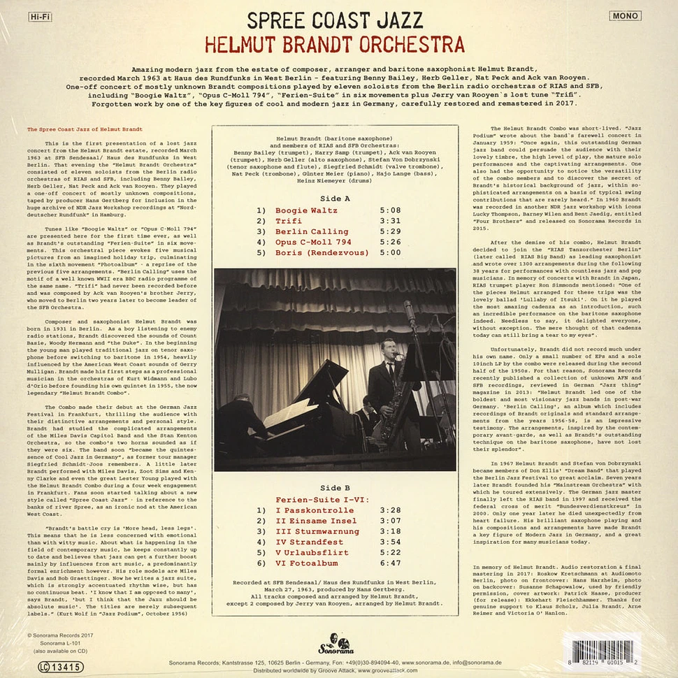 Helmut Brandt Orchestra - Spree Coast Jazz