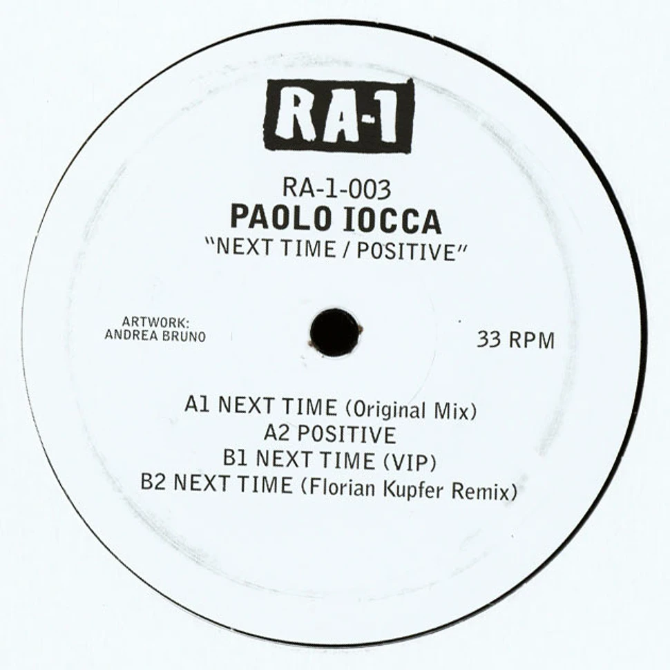 Paolo Iocca - Next Time / Positive EP