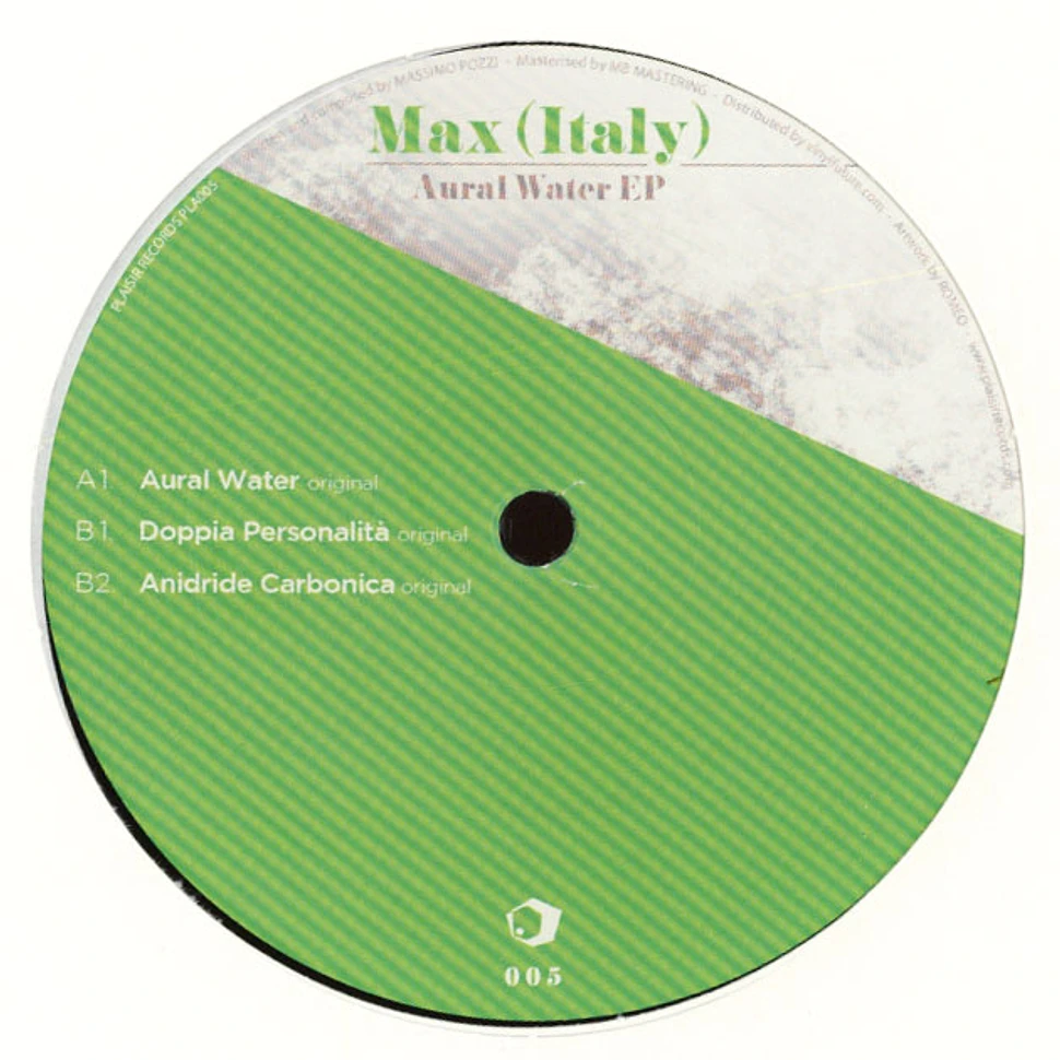 Max (Italy) - Aural Water EP