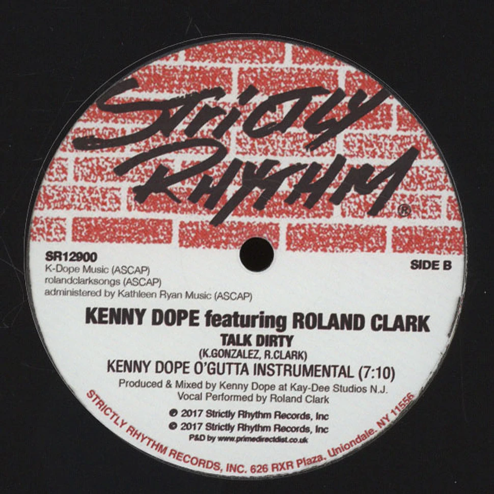 Kenny Dope - Talk DirtyFeat. Roland Clark
