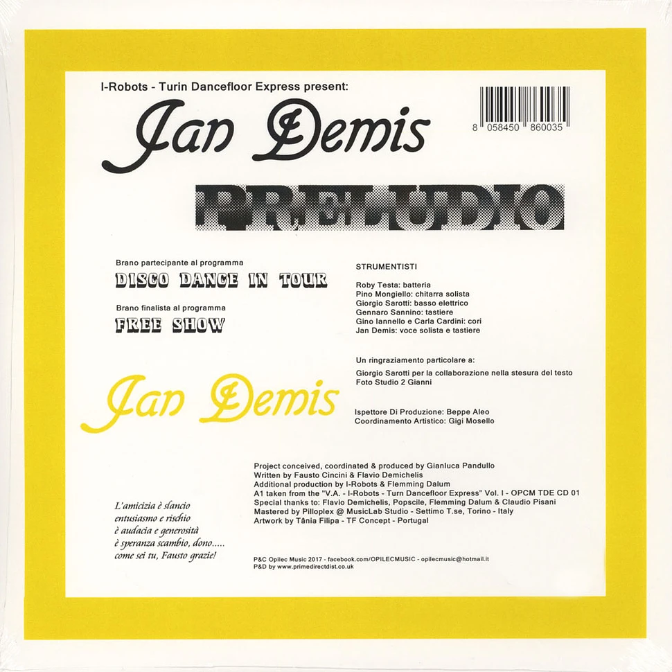 Jan Demis - Preludio I-Robots Mixes
