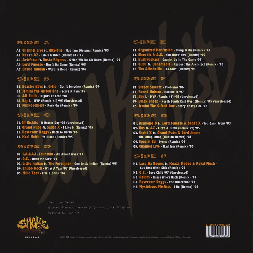 Buckwild - Diggin In The Crates: Rare Studio Masters 1993-1997 Gold Vinyl Edition