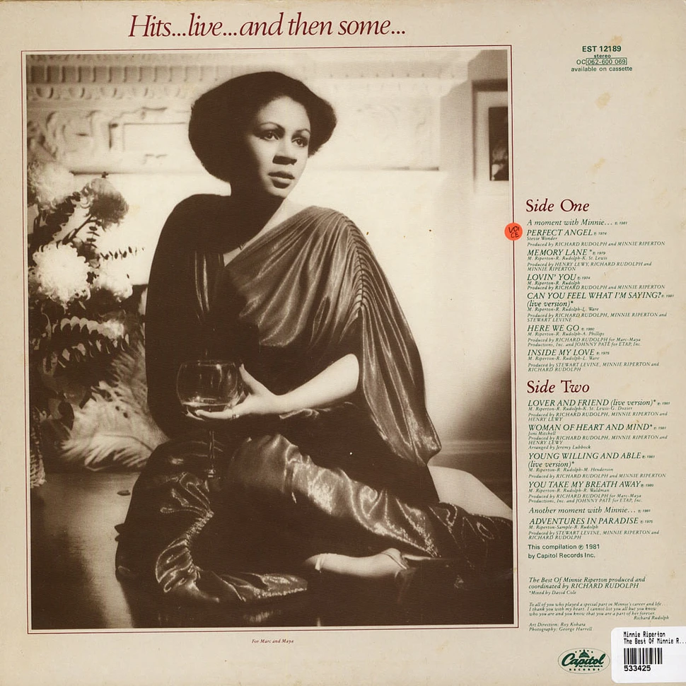 Minnie Riperton - The Best Of Minnie Riperton