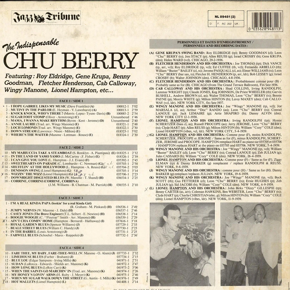 Leon "Chu" Berry - The Indispensable Chu Berry