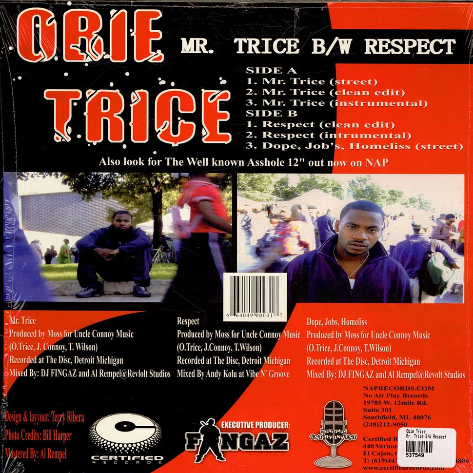 Obie Trice - Mr. Trice / Respect