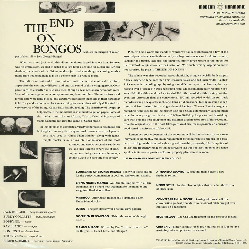 Jack "Bongo"Burger - The End On Bongos