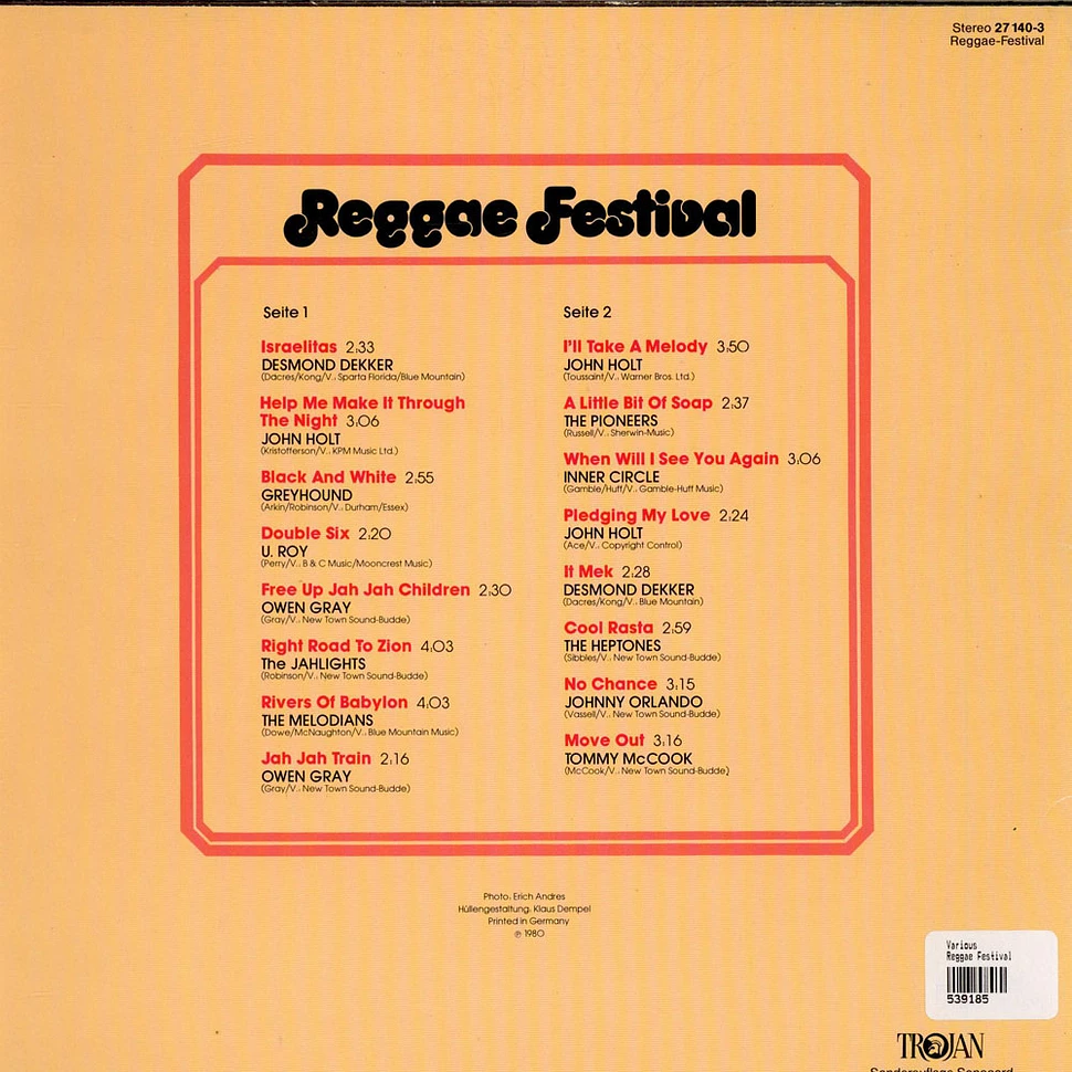 V.A. - Reggae Festival