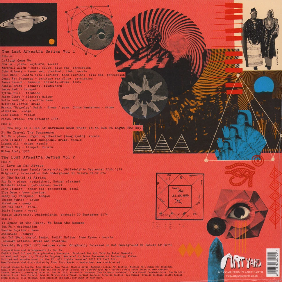 Sun Ra And His Myth Science Solar Arkestra - Lost Ark Series Vol 1 & 2