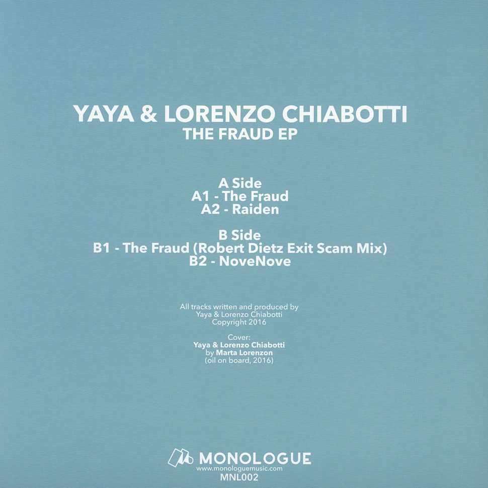 Yaya & Lorenzo - The Fraud EP