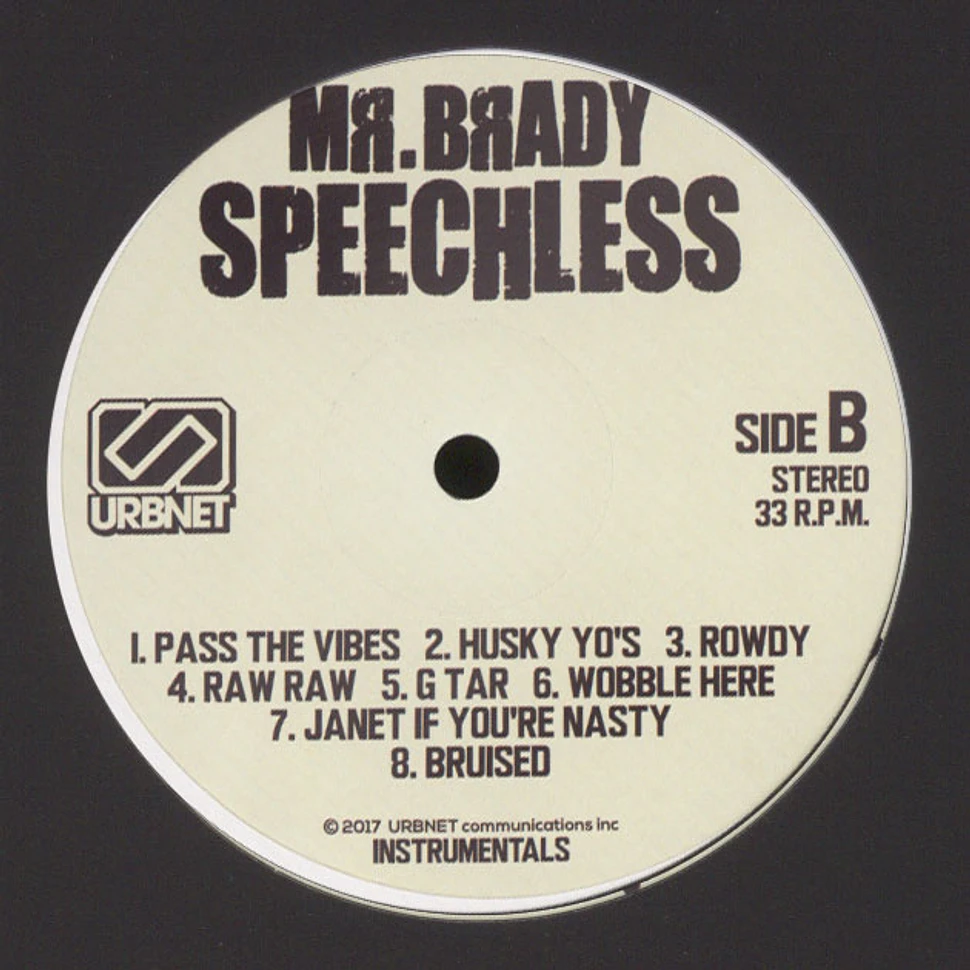 Mr. Brady - Speechless