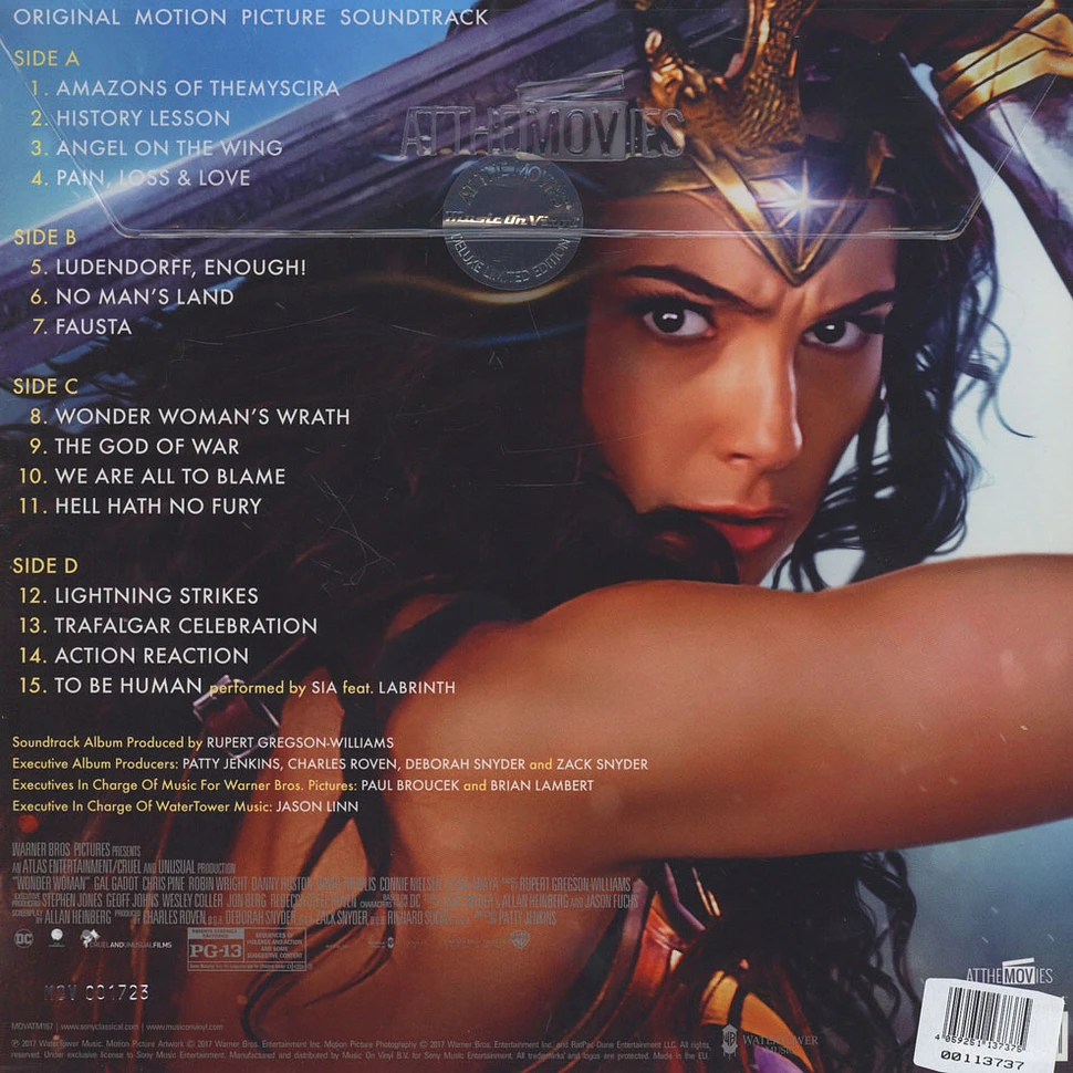 Rupert Gregson-Williams - OST Wonder Woman Gold Vinyl Edition
