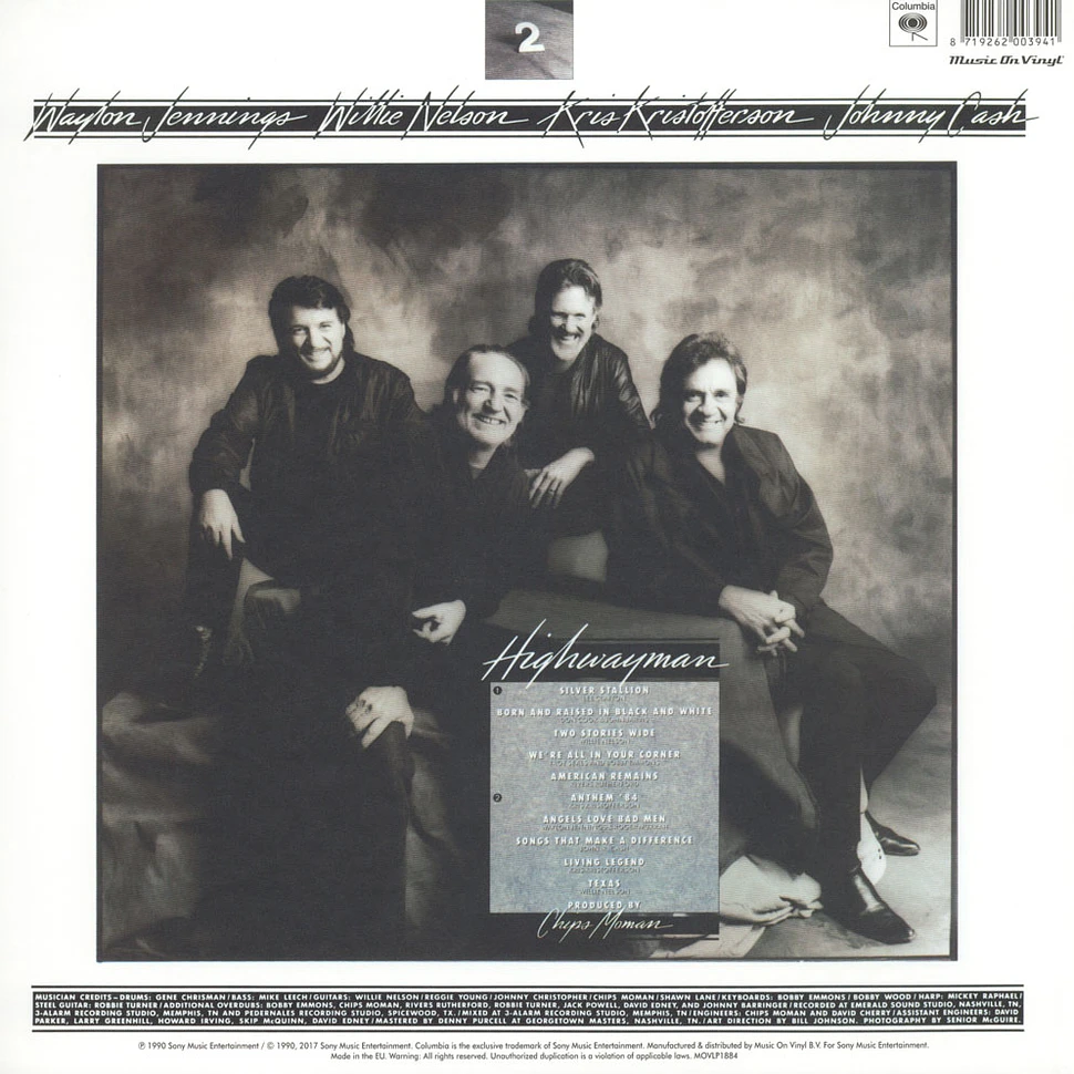 Cash, Nelson, Jennings, Kristofferson - Highwayman 2