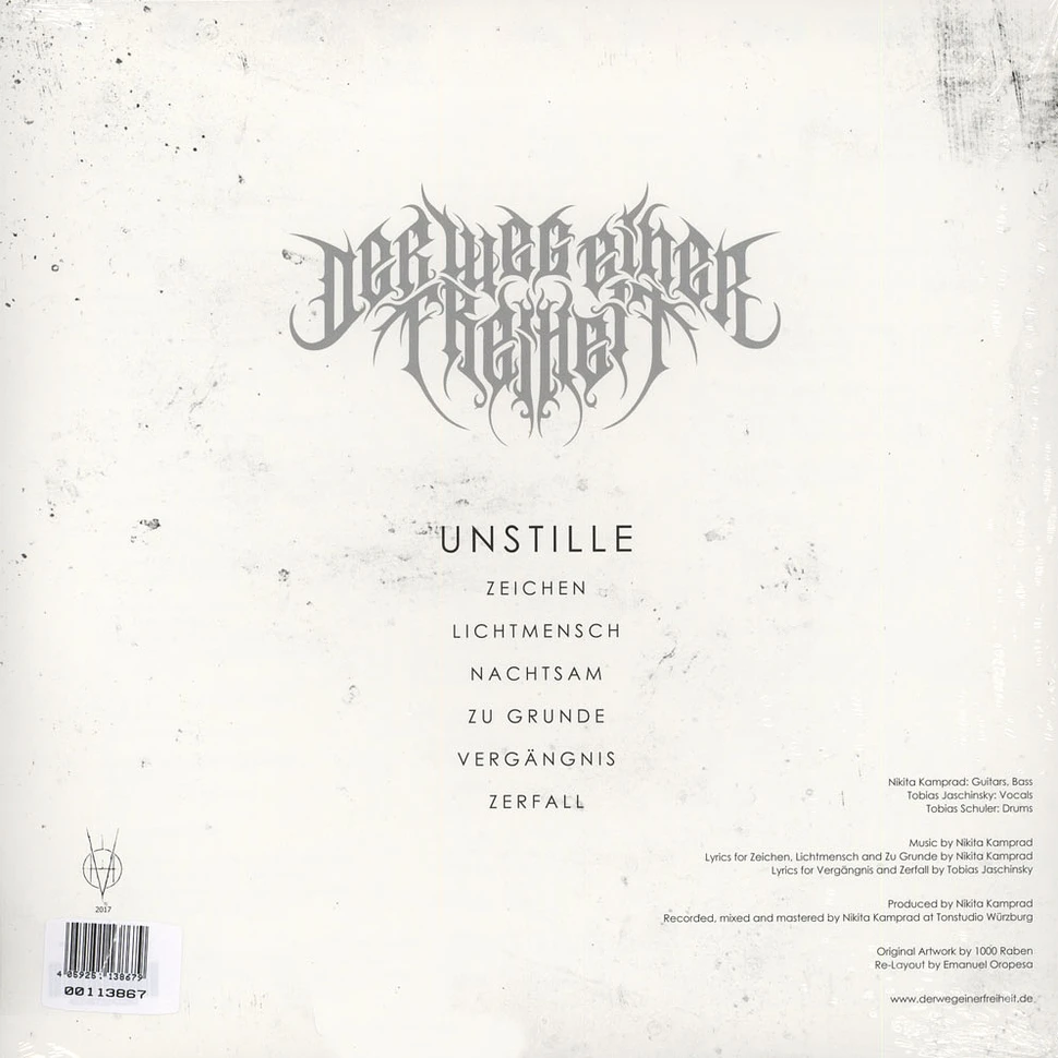 Der Weg Einer Freiheit - Unstille White / Red Vinyl Edition