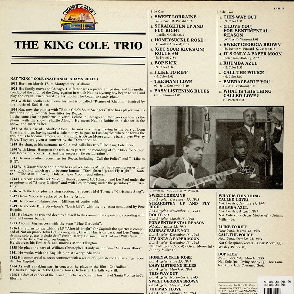 The Nat King Cole Trio - The King Cole Trio