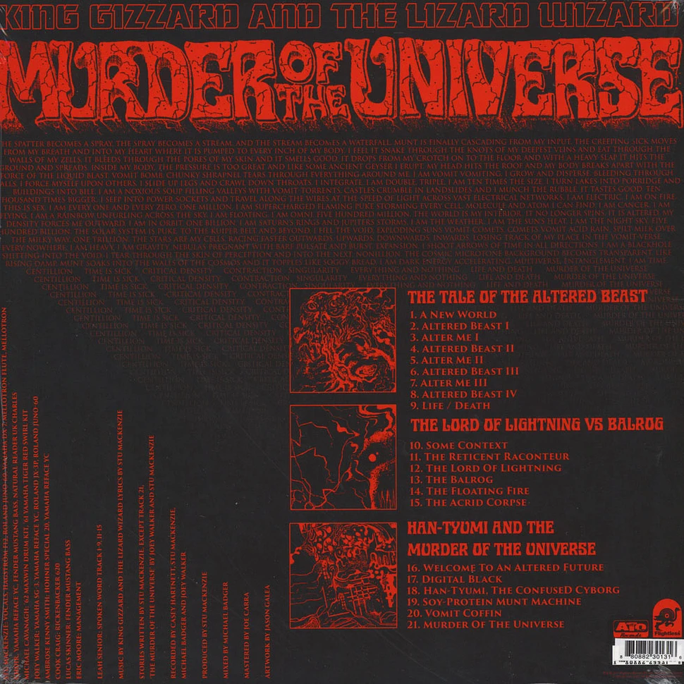 King Gizzard & The Lizard Wizard - Murder Of The Universe Blood Pool Blue Vinyl Edition