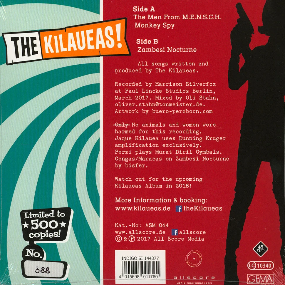 Kilaueas,The - The Men From M.E.N.S.C.H.