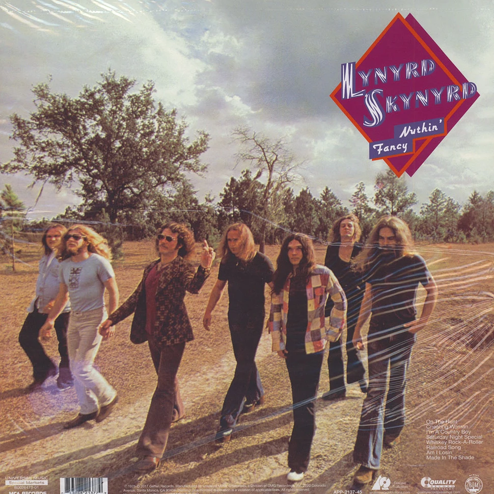 Lynyrd Skynyrd - Nuthin' Fancy 45RPM, 200g Vinyl Edition