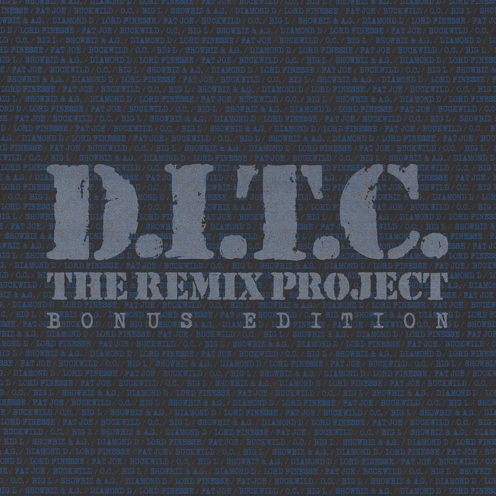 D.I.T.C. - D.I.T.C. The Remix Project: Bonus Edition Splatter Vinyl Edition Ink Stamped