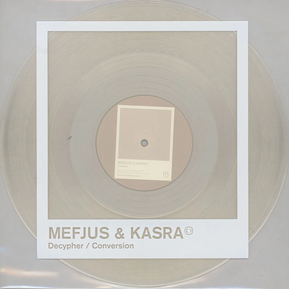 Mefjus & Kasra - Decypher / Conversion Transparent Vinyl Edition