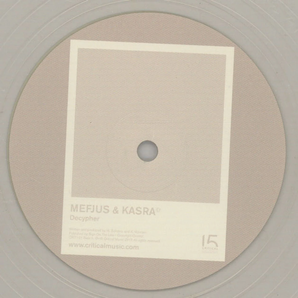 Mefjus & Kasra - Decypher / Conversion Transparent Vinyl Edition