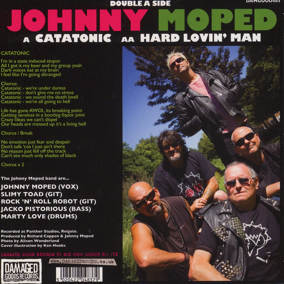 Johnny Moped - Catatonic / Hard Lovin' Man